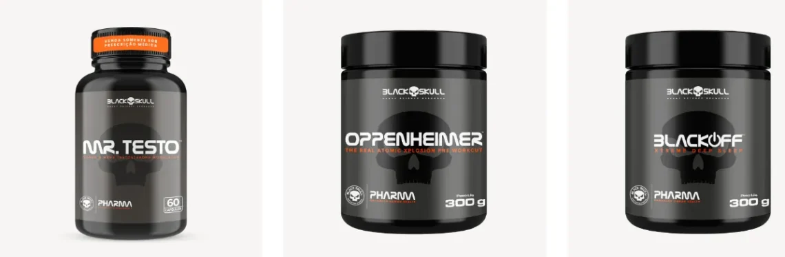 Suplementos da marca Black Skull proibidos pela Anvisa por irregularidades