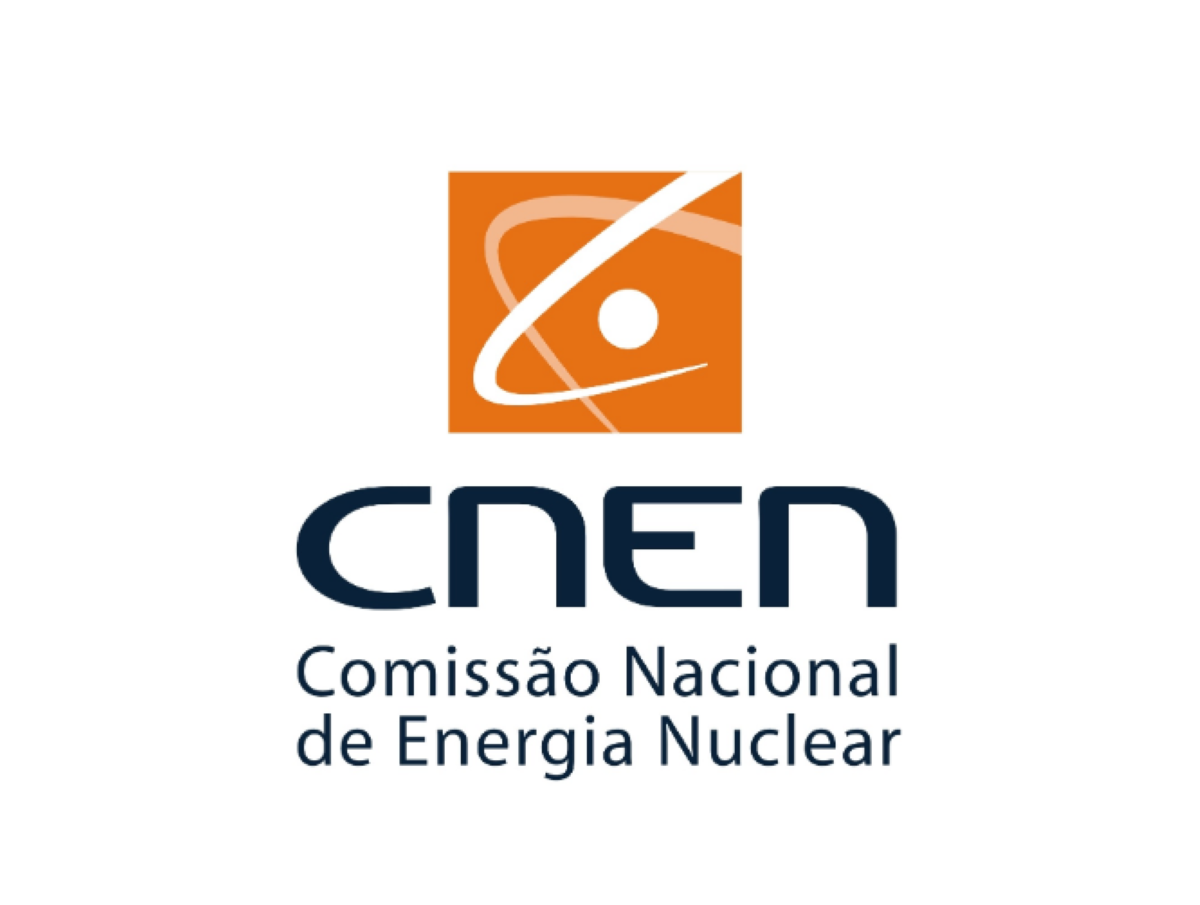 Logo da Comissão Nacional de Energia Nuclear (CNEN) destacando as vagas para o concurso de 2025 com inscrições até 16/03.