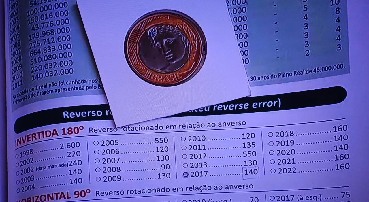 LISTA: Três moedas de 1 real já valem mais de R$ 500 cada; veja quais são elas