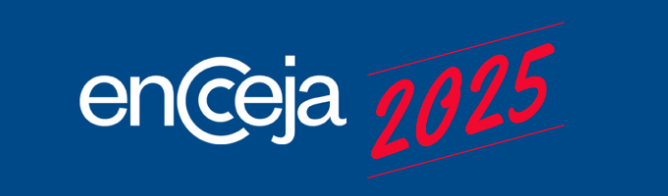 Última chance para se inscrever no Encceja 2025! Logo do Encceja 2025, destacando a inscrição para o exame com o aviso de encerramento na sexta-feira.