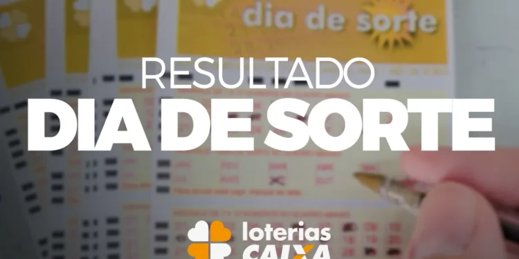 Resultado do Dia de Sorte concurso 1055, com números sorteados e detalhes da aposta