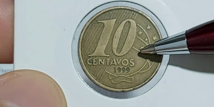 Conheça 3 moedas de 10 centavos que podem render muito dinheiro em 2025