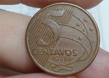 Moeda de 5 centavos com rastro nas estrelas tem valores atualizados; confira
