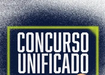 Arte gráfica com os dizeres "Concurso Unificado" em destaque.