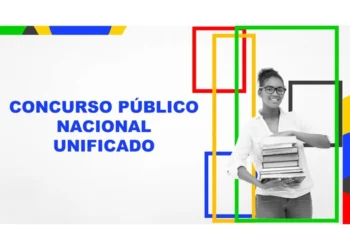 Imagem ilustrativa sobre o Concurso Público Nacional Unificado 2025, com uma pessoa