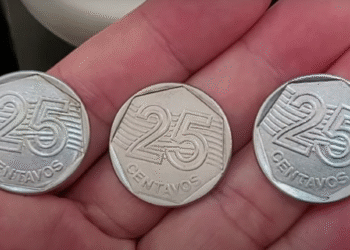 moedas de 25 centavos raras com possibilidade de alto valor no mercado