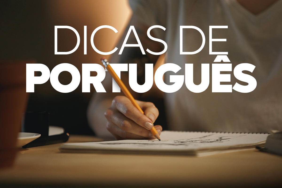 Você domina o português? Veja essa dica surpreendente sobre o uso do aumentativo Pessoa escrevendo em caderno com a frase “Dicas de Português” sobreposta