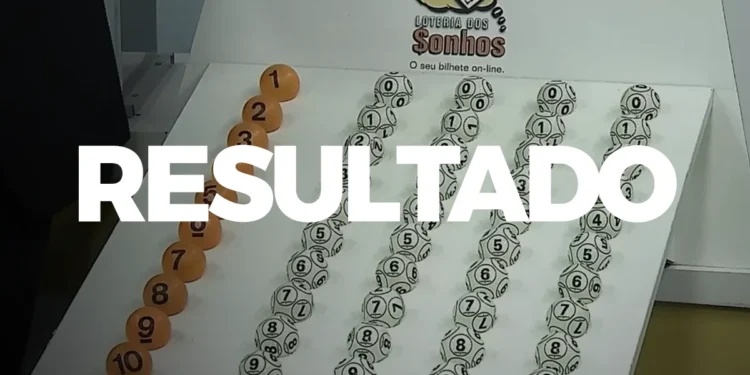 Resultado do sorteio da Loteria dos Sonhos, números sorteados do dia 10/05/25