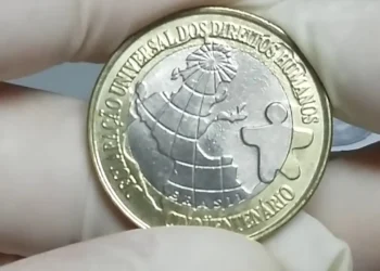 Moeda de 1 real dos Direitos Humanos: Por que colecionadores pagam até R$ 750