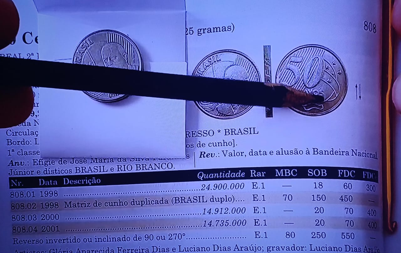 Tesouro no troco: as moedas de 50 centavos que valem uma bolada Tesouro no troco: as moedas de 50 centavos que valem uma bolada