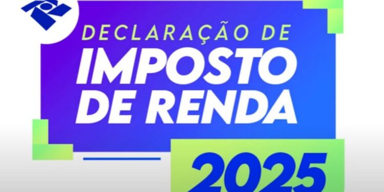 Arte gráfica com os dizeres: Declaração de Imposto de Renda 2025.