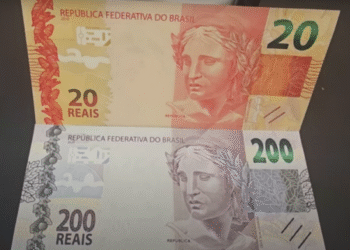 cédulas de 20 e 200 reais que podem ter alto valor para colecionadores