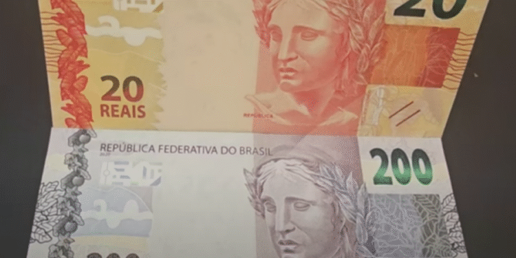 cédulas de 20 e 200 reais que podem ter alto valor para colecionadores