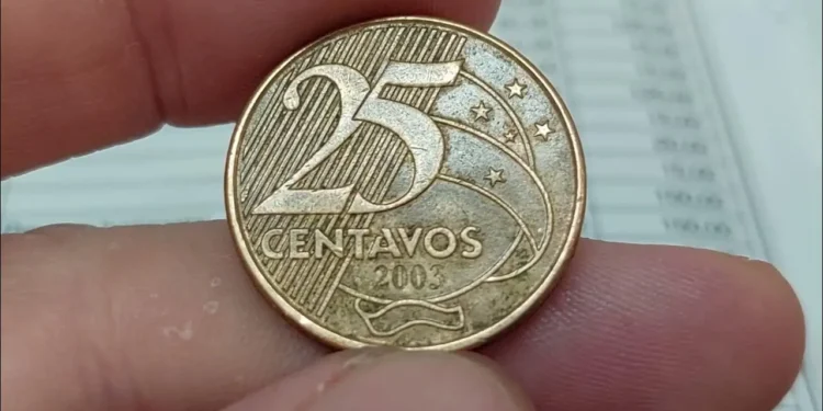 A moeda de 25 centavos que já vale R$ 180 pode estar no seu bolso agora