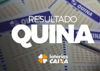 Resultado da Quina - Concurso 6830, com números sorteados.