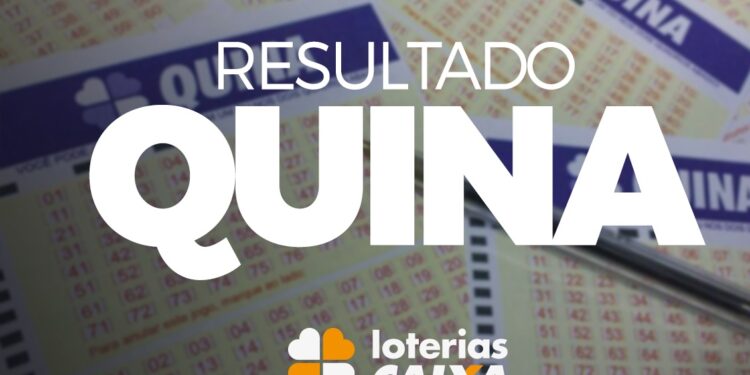 Resultado da Quina - Concurso 6830, com números sorteados.