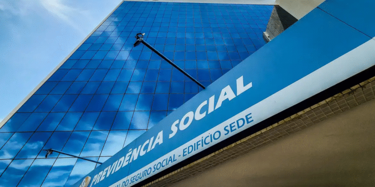 Fachada do prédio do INSS, representando o local de administração do concurso público.