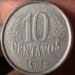 Moeda de 10 centavos de 1994 com detalhes que podem indicar erro de cunhagem raro