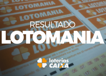 Comprovante de aposta da Lotomania com destaque para o concurso 2826 e logotipo da Caixa