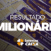 Bilhete da loteria +Milionária com destaque para o prêmio de R$ 162 milhões.