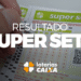 Bilhetes do Super Sete com destaque para resultado da loteria da Caixa