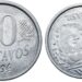 moeda de 10 centavos de 1994 com erro raro de reverso invertido