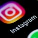 Ícone do aplicativo Instagram em tela de smartphone