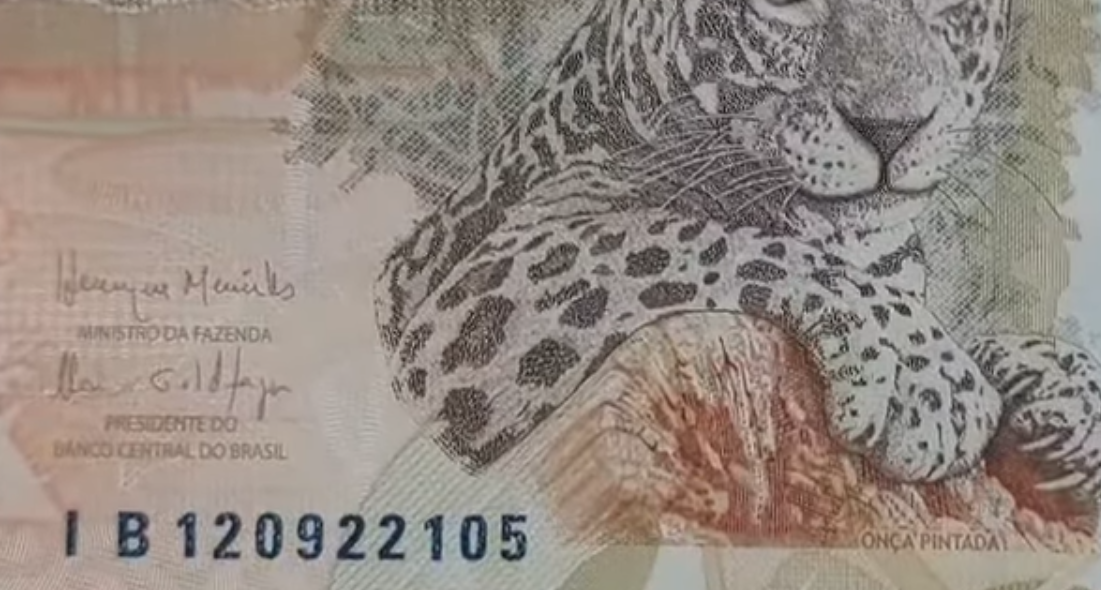 Cédula de 50 reais série I B – Raridade cobiçada por colecionadores Cédula de 50 reais da segunda família do Plano Real com série rara iniciada por I B