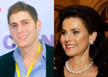 Duas pessoas, um homem e uma mulher, representando os bilionários brasileiros, na lista dos mais ricos.