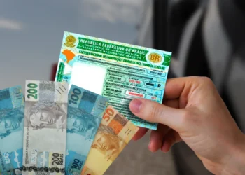 Novo custo para tirar a CNH no Brasil: o que muda com a proposta do governo, com cédulas de 50, 100 e 200 reais e a CNH em mãos.