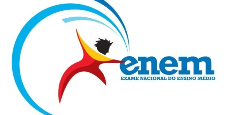 Logo do Enem 2025, simbolizando o desafio da redação