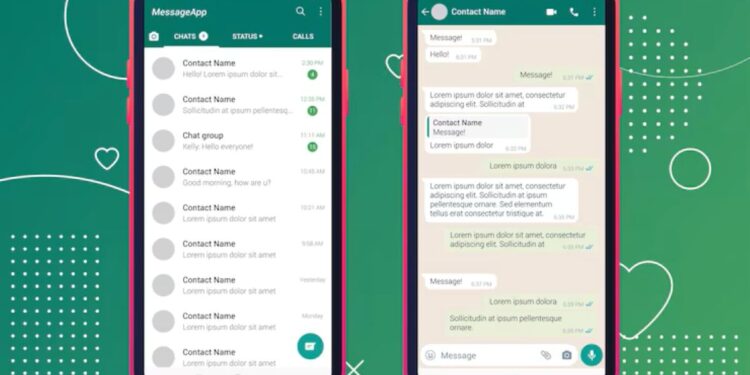 Imagem de tela do WhatsApp mostrando conversas em um smartphone, ilustrando o truque de apagar mensagens automaticamente.