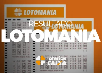 Comprovante de aposta da Lotomania com destaque para o concurso e logotipo da Caixa