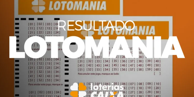 Comprovante de aposta da Lotomania com destaque para o concurso e logotipo da Caixa