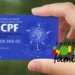 Cartão CPF com logotipo do programa Bolsa Família, utilizado para consulta do benefício de setembro de 2025.