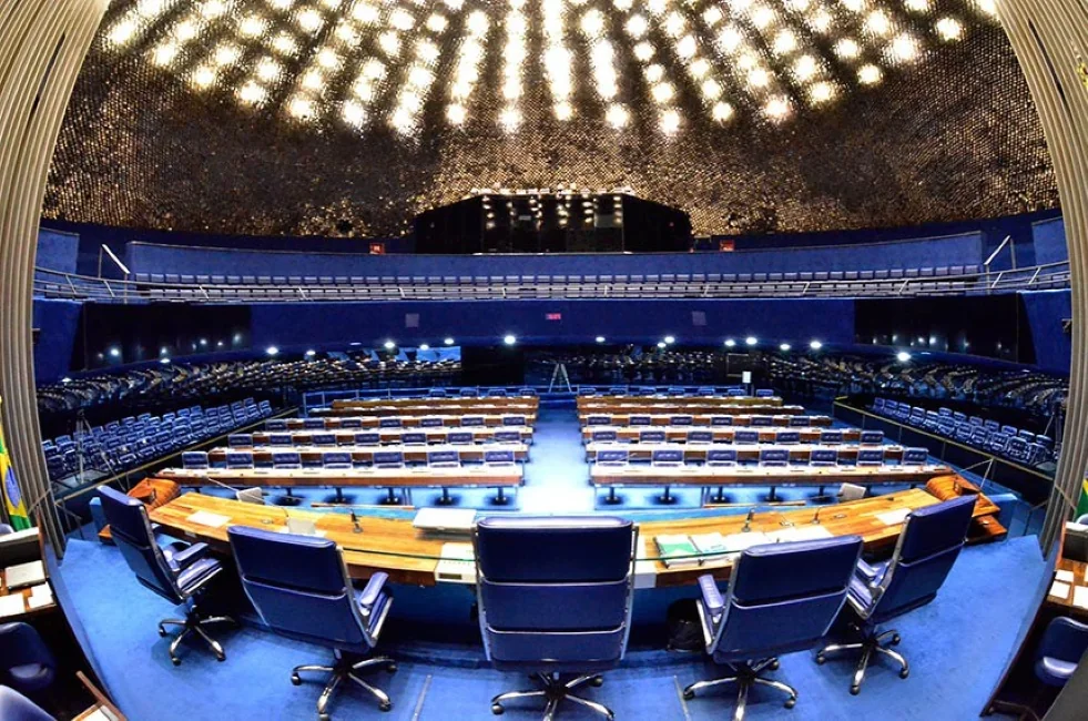 Plenário do Congresso Nacional onde será analisada a proposta do Orçamento de 2027