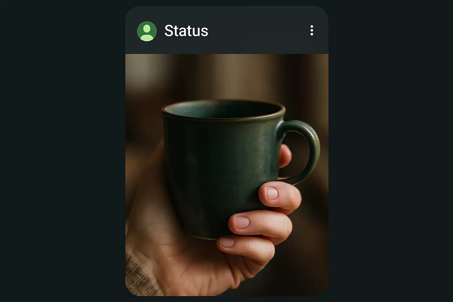 Amigos Próximos Imagem de um status do WhatsApp referenciando a nova função que em breve estará disponível.