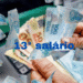 Antecipação do 13º salário de 2025: entenda os motivos para ele cair mais cedo, com destaque para as cédulas de 100 e 50 reais.