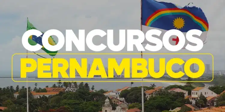 Vista de Pernambuco com as bandeiras do Brasil e do estado, destacando a importância do Concurso Unificado após a aprovação da Lei de Cotas.