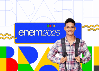Candidato do Enem 2025 pronto para consultar local de prova no portal oficial