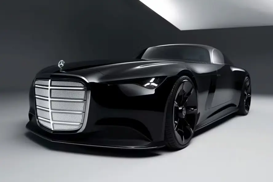 Mercedes Vision Iconic com design inspirado em modelos clássicos.