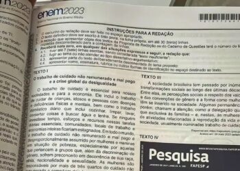 Instruções e Textos Motivadores da Redação do ENEM 2023 para artigo sobre o novo tema de treino