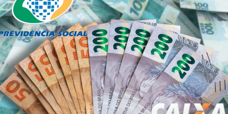 Pagamento do INSS e CAIXA para brasileiros, com valores de R$ 108, R$ 600, R$ 1.518 e R$ 8.157,41 confirmados.