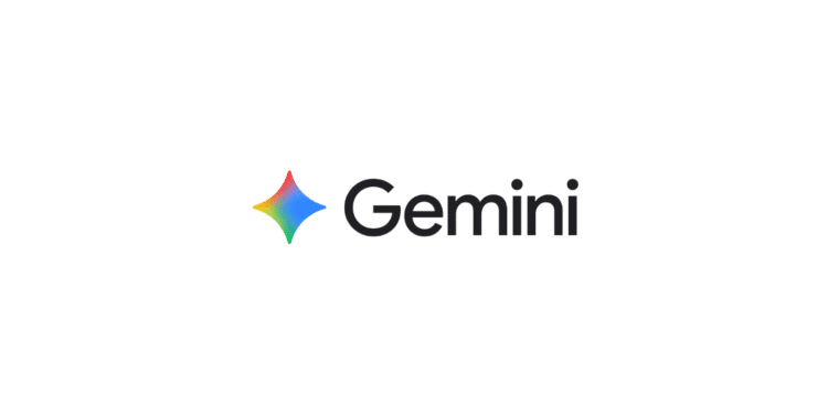 Logotipo do Gemini com estrela colorida, representando inovação em IA e fotografia realista.
