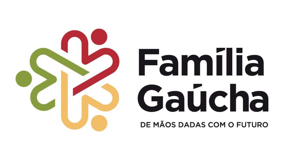 Família Gaúcha: Programa Estadual de Transferência de Renda da Secretaria de Desenvolvimento Social (Sedes) Logotipo oficial do programa estadual Auxílio Família Gaúcha, que oferece transferência de renda por 22 meses.