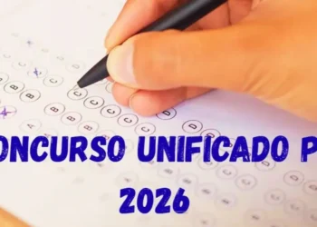 Imagem de prova de concurso com a inscrição 'Concurso Unificado PI 2026', representando o anúncio de concurso no Piauí.