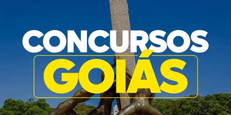 Monumento na cidade de Goiânia (Goiás). A imagem representa a realização do concurso público para a Câmara Municipal, oferecendo 377 vagas com salários de até R$ 10 mil.