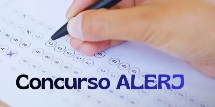 Imagem ilustrativa representando o processo seletivo da ALERJ com quase 100 vagas disponíveis.
