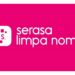 Logotipo da Serasa Limpa Nome em fundo magenta, representando a campanha para negociação de dívidas e recuperação de crédito dos consumidores brasileiros.