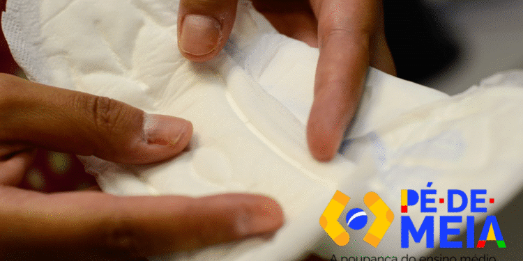 Absorvente gratuito para estudantes - Pé-de-Meia oferece acesso a itens essenciais a partir de 15/12.